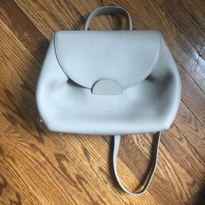 Polene light gray Numero Uno bag